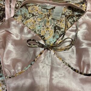 Pink gown and matching kimono set